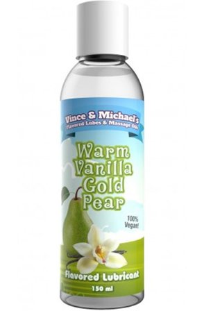 Warm Vanilla Gold Pear Flavored Lubricant 150ml Glidmedel med smak - Blushme.se