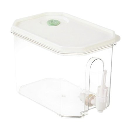 Dryckdispenser Kylskåp Dryckbehållare 3,5L Kallvattendispenser med Kran Kallvattenkanna för Hemmabordsskiva Fest