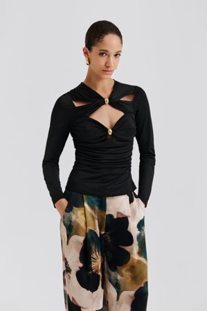 Malina - Amela top - L - Black