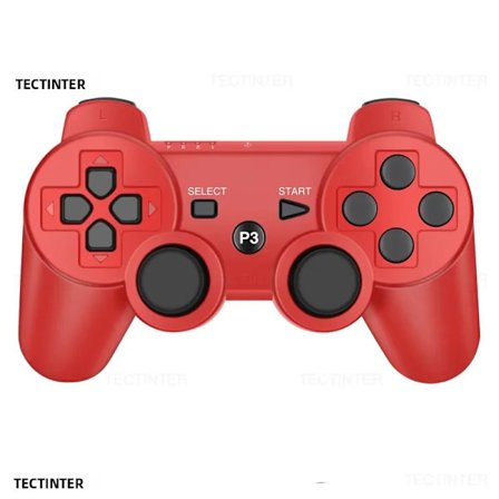 Punainen langaton Bluetooth-peliohjain PC:lle, yhteensopiva SONY PS3 -peliohjaimen joystick-lisävarusteiden kanssa PlayStation 3:lle