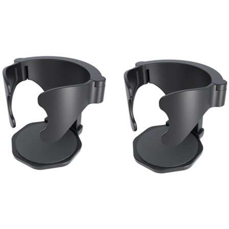 Kopholder Justerbar Kopholder Ventilationsgitter Stor Drikkeflaskeholder Dåseholder Drikkeholder Kaffeholder Sikker på Vejen Campingvogn Sort