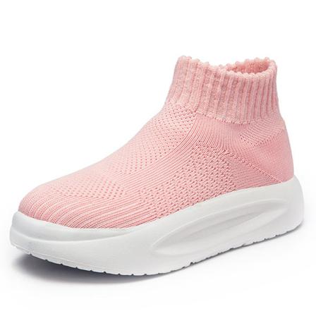 Sneakers Med Rund Tå För Barn Mellansneakers