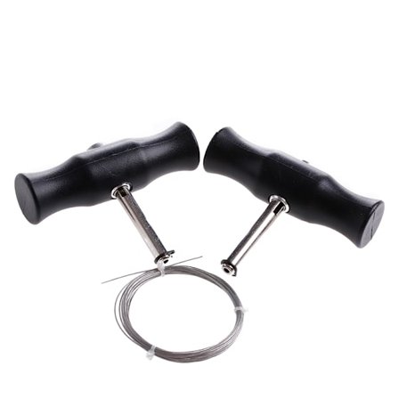 Demonteringsverktyg för bilvindruta Vindruta Fönsterglas skärtråd + handtag Kit