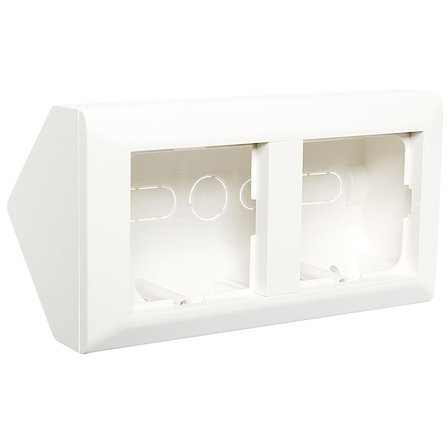 Elko EKO07273 Kulmarasia 2-paikkainen, IP21, Kytkimet & pistorasiat