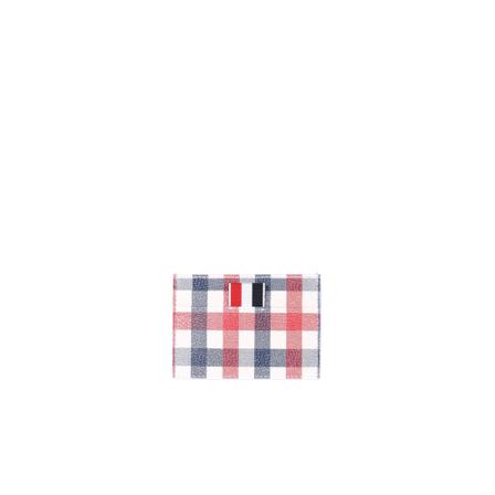 Thom Browne, Card Holder With Logo Czerwony, Kobieta, Rozmiar: ONE Size