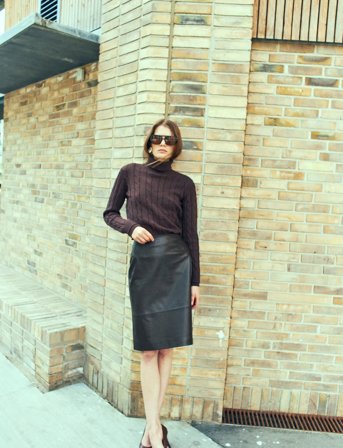 Copenhagen Muse Cmbaron-Skirt - Brown - M