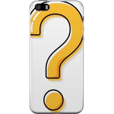Yhteensopiva Puhelinkuori Apple iPhone SE (2016) Kysymysmerkki