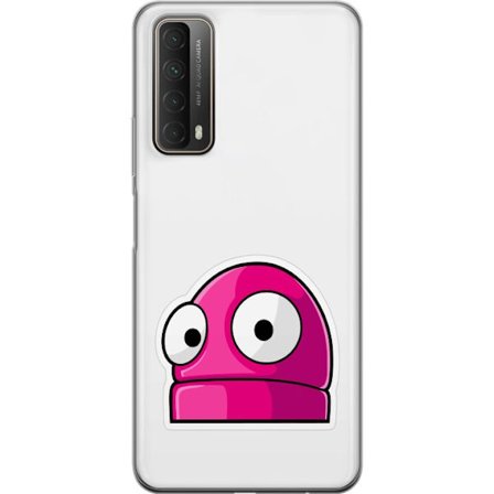 Kompatibel Mobilcover til Huawei Huawei P smart 2021 Rosa tegneseriefigur med store øjne i legende og humoristisk stil