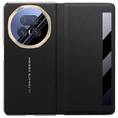 Telefoncover til Honor Magic V5 5G med smart vindue og metal linseholder