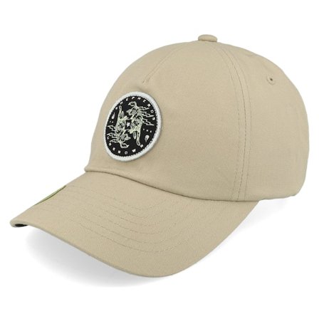 Fox - Beige unconstructed Cap - Plague Unstructured Hat Chai Dad Cap @ Hatstore