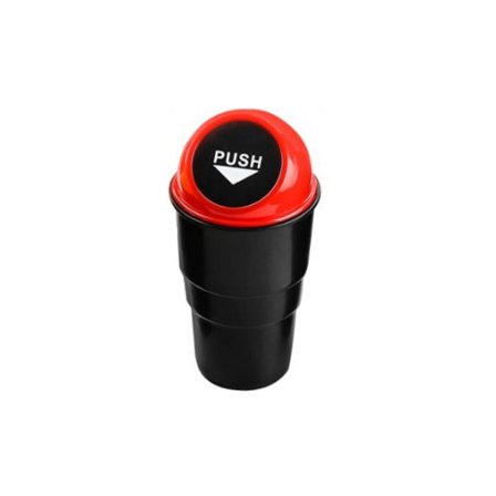 Multifunktionell Bil Papperskorg med Lock Mini Bil Papperskorg för Bil