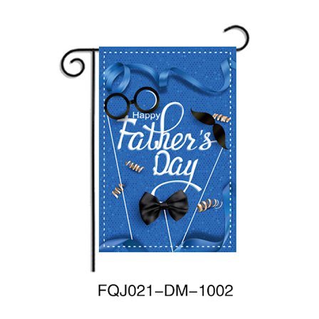 Fars dag Välkommen Trädgårdsflagga dubbelsidig för trädgårdsdekorativ present