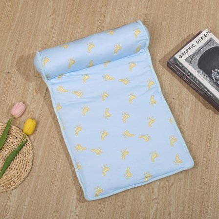 Pet Cool Ice Silk Nest Mat Pet Cooling Mat BLÅ L