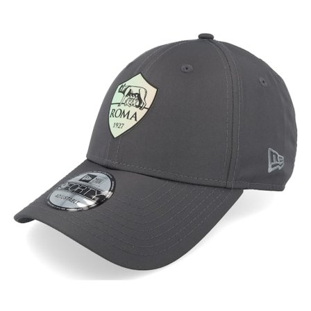 New Era - Football Grau adjustable Cap - AS Roma Iridescent 9FORTY Graphite Adjustable @ Hatstore