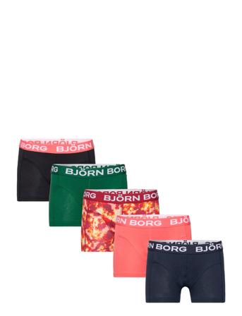 Core Boxer 5P Night & Underwear Underwear Underpants Multi/mønstret Björn Borg*Betinget Tilbud
