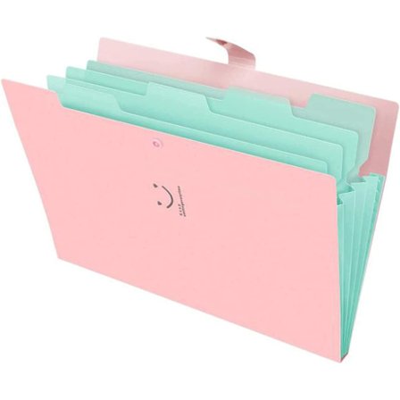 Utvidbare lommer for A4-dokumenter, plastmappe dokument