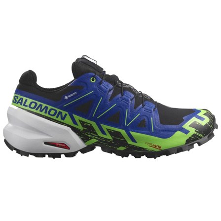 Salomon Spikecross 6 GTX Black/Surf The Web/Green Gecko