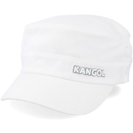 Kangol - Bílá army Kšiltovka - Cotton Twill White Army @ Hatstore