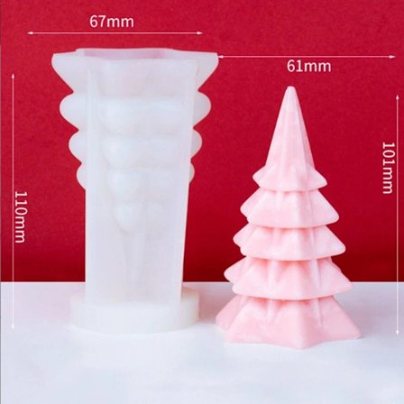 Ljusform tårtform 10 10 10