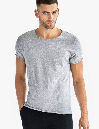 Bread & Boxers Crew-Neck Relaxed - Grey - L