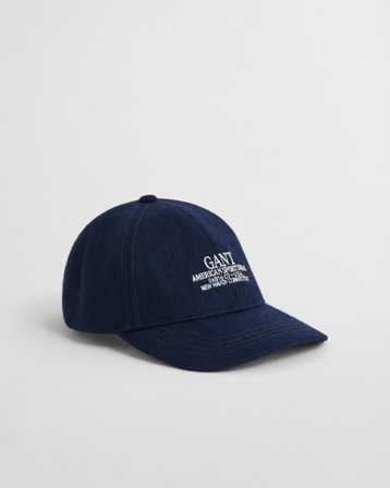 GANT Kinder Graphic Melton Cap (L-XL) Marineblau