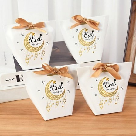 10 stk Eid Mubarak Ramadan Kareem Godteri- og Kjeksboks