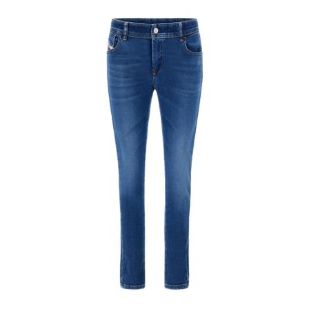 Diesel Cropped Jeans Blå, Dame, Størrelse: W28