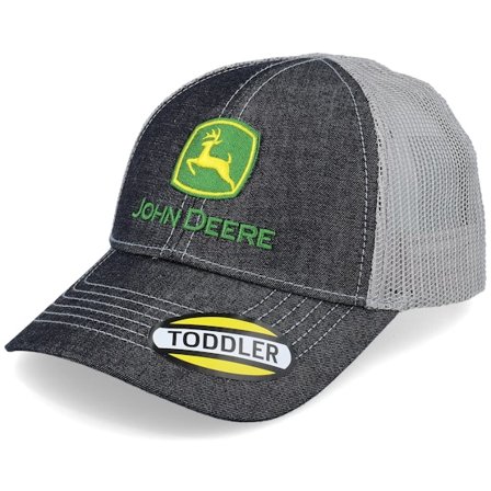 John Deere - Negro trucker Gorra - Kids Dark Denim Meshback Black/Grey Trucker @ Hatstore