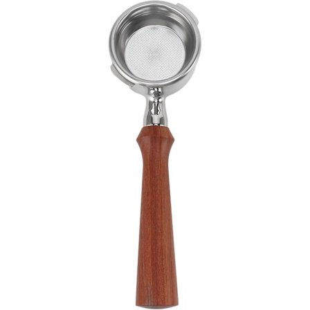 51 mm Bundløs Portafilter To Ører Design Professionel Portafilter med Træhåndtag til Kaffemaskine