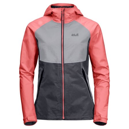 Jack Wolfskin Women's Mount Isa Jacket Women shell jackets Orange XS
