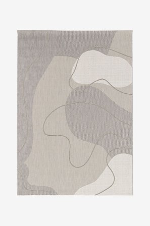 KM Home - Udendørstæppe Toscana - Grå - Udendørstæpper - 160X230 - Fra Homeroom