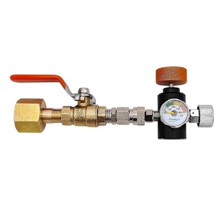 Cga320 CO2-pullon täyttöadapteri ja palloventtiili Sodastream-säiliöliitäntään - Täydellinen