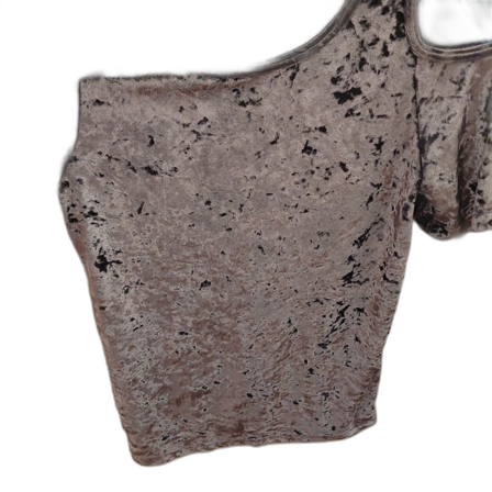 Grå sammetstopp från Flowers by Zoe