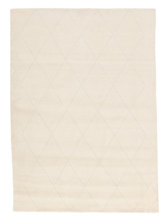 Handloom Pattern Rug 170X240 Beige/Orange Wool, India