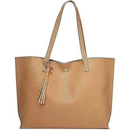 Tote Bag for kvinner, damehåndveske, myk PU-lær stor kapasitet kvinners topphåndtak skulderbag