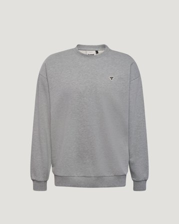 Hummel hmlJR LOOSE CREWNECK BEE Grå Genser Gutt - Kids Brand Store