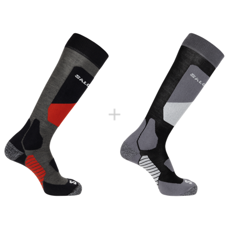 Salomon - Strømper Strømper S/access 2-pack - Black / Beluga