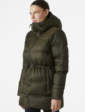 Helly Hansen W Essence Down Parka - Green - M