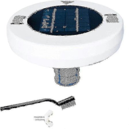 Solar Pool Ionizer Solcelledrevet Bassengrenseverktøy Automatisk Bassengrenser Pool Ionizer