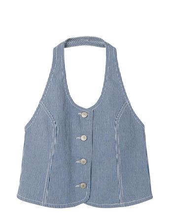 Nlfricte Twi Sl Waistcoat Blue LMTD