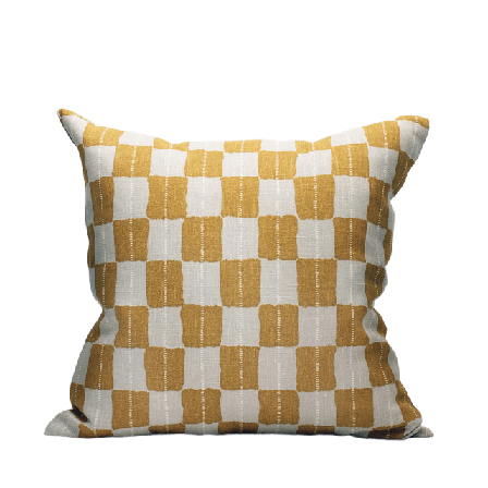 Littlephant Cushion Cover Karin - Sand/mustard 50x50cm Kuddar Unisex Gul 50x50 cm