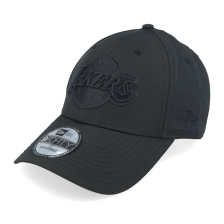 New Era - NBA Schwarz Adjustable Cap - Los Angeles Lakers Game Play 9FORTY Black/Black Adjustable @ Hatstore