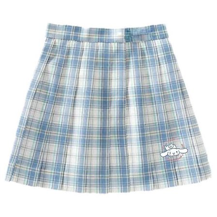 Sanrios My Melody Cinnamoroll Hellokittys Söpöt Tyttöjen JK Laskostettu Hame Sarjakuva Akatemia Uniformu Hame Kawaii Koulupuku Hame-WELLNGS