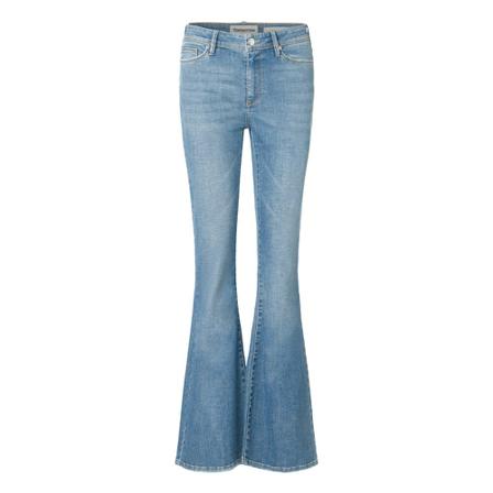 Tomorrow TD Albert Flare Jeans Wash Bleached Lu Blå, Dame, Størrelse: W30 L34