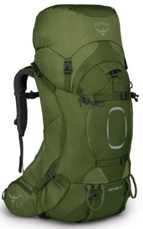 Osprey Aether 55L Garlic Mustard Green