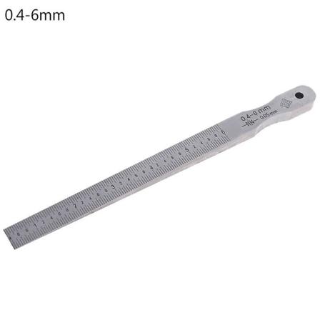 1-15 mm 0,5-10 mm 0,4-6 mm konisk måler sveiseføler kilemåler for jernbanegap 0.4-6mm
