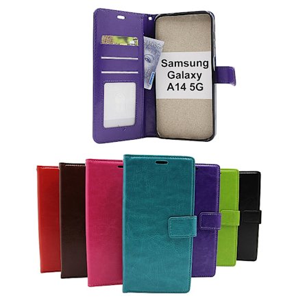 Crazy Horse Wallet Samsung Galaxy A14 5G