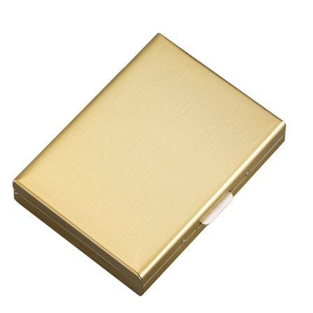 Ruostumaton teräs - Korttikotelo lokeroilla - RFID-suojaus - Metallinen lompakko musta