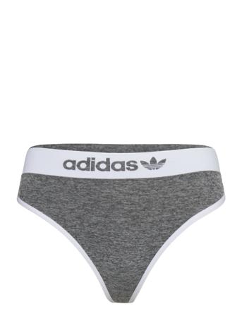 Thong Stringtruse Undertøy Grå Adidas Originals Underwear*Betinget Tilbud