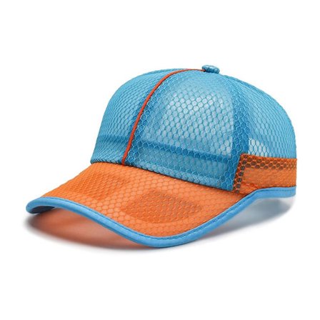 Solbeskyttende Caps Full Mesh Hats SKY BLUE